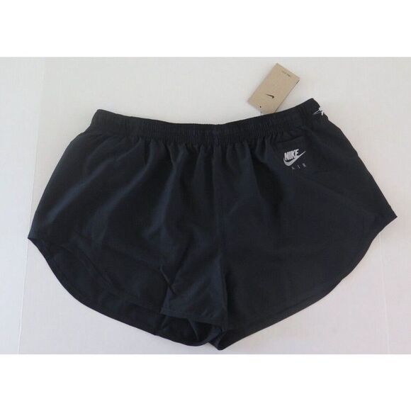Nike DD4048 010 Women's Sz XL Black Dri-Fit Brief-Lined Running Shorts - Picture 1 of 6